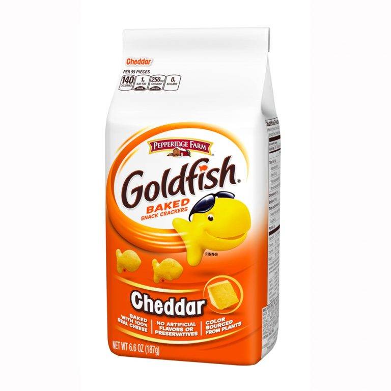 Goldfish Baked Crackers Cheddar Flavoured 187g ALLSORTS OF SWEETS