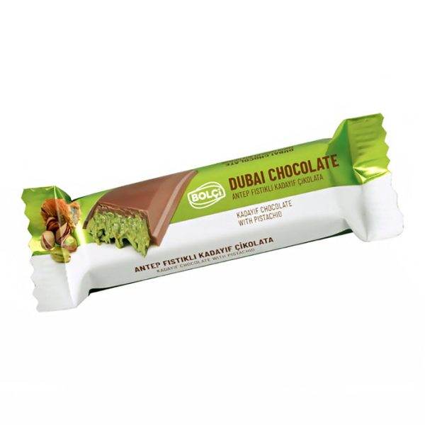 Bolci Dubai Chocolate Pistachio Kadayif-Filled Milk Chocolate 30g