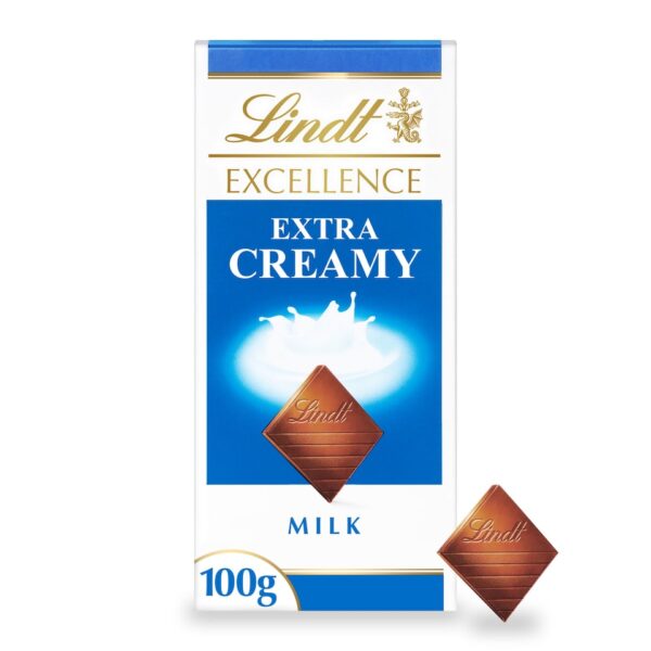 Lindt Excellence Extra Cream Milk Chocolate 100g