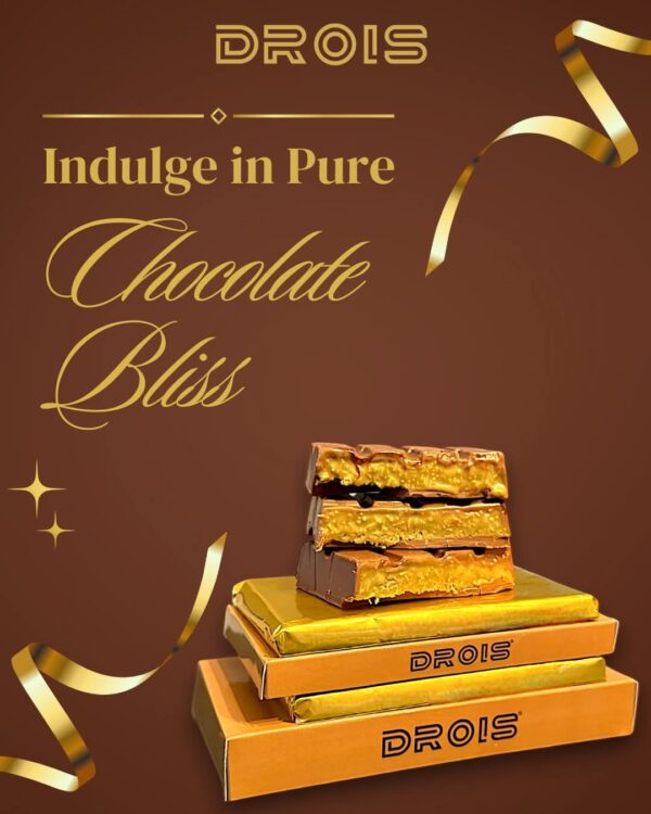Drois Millionaire Dubai Chocolate Bar 220g(exclusive) - Image 3