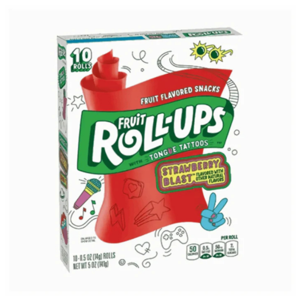 Fruit roll up Strawberry Blast 141g