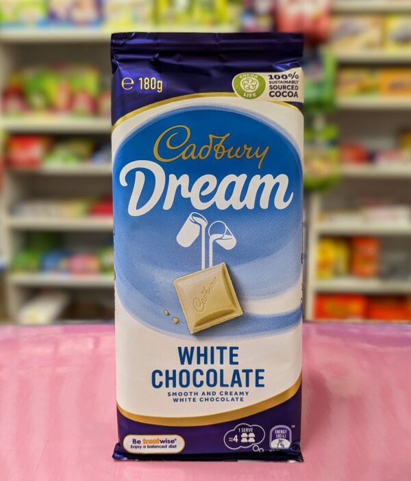 Cadbury dream white Chocolate Australian 180g