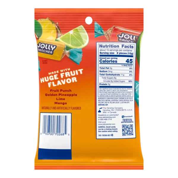Jolly Rancher Hard Candy TROPICAL 184G - Image 2