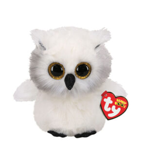 Austin the White Owl Medium beanie boo